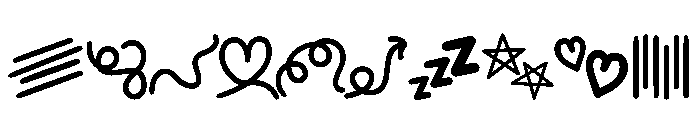 Element Doodle Font OTHER CHARS