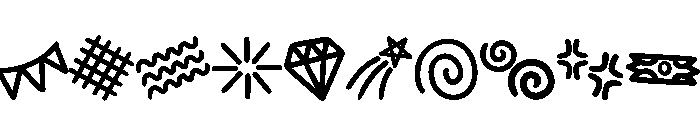 Element Doodle Font LOWERCASE