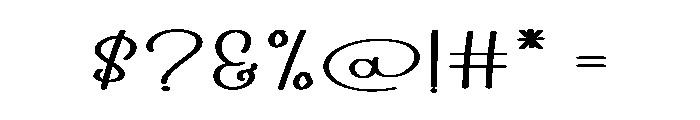 ElementalCalligraphy Font OTHER CHARS