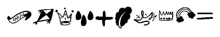 Elements drawing Font OTHER CHARS