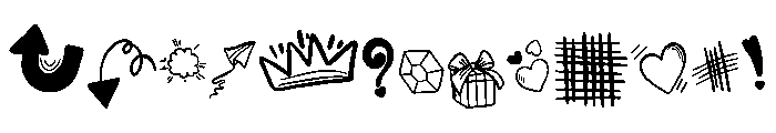 Elements drawing FONT