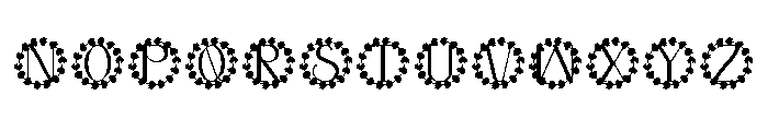 Elenford Monogram Font UPPERCASE