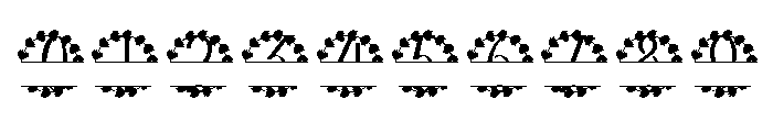 Elenford Split Monogram Font OTHER CHARS
