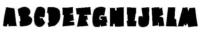 Elephanter regular Font UPPERCASE