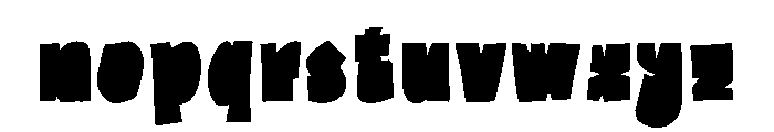 Elephanter regular Font LOWERCASE