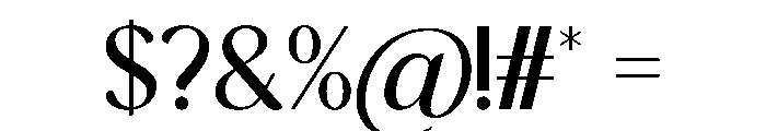 Elevate Mindset Regular Font OTHER CHARS