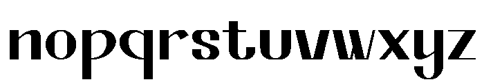 Elgand Font LOWERCASE