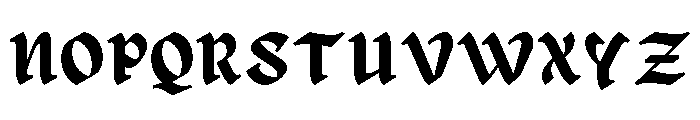 Elgarde Regular Font UPPERCASE