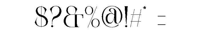 Elgore Font OTHER CHARS