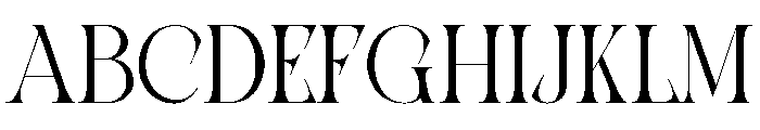 Elgore Font UPPERCASE