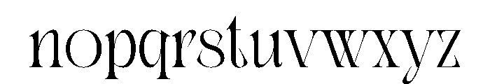 Elgore Font LOWERCASE