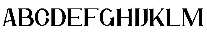 Elhave Font UPPERCASE