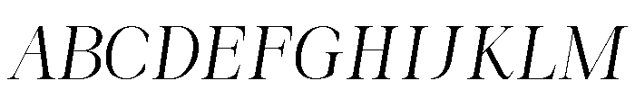 Elian Covaire Italic Font UPPERCASE