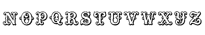 Eliana Regular Font UPPERCASE