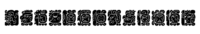 Elias Regular Font LOWERCASE
