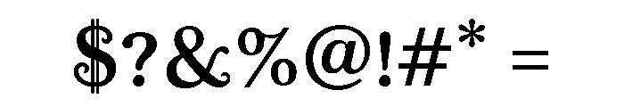 Eliganthe Font OTHER CHARS