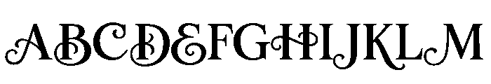 Eliganthe Font UPPERCASE