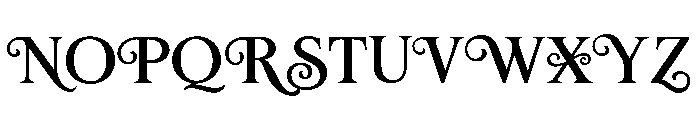 Eliganthe Font UPPERCASE