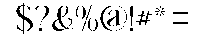 Elighina Serif Regular Font OTHER CHARS
