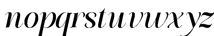 Elighina Serif Slant Italic Reg Font LOWERCASE