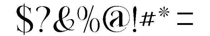 ElighinaSerif-Regular Font OTHER CHARS