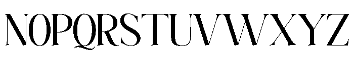 ElighinaSerifItalic-Regular Font UPPERCASE