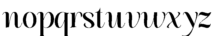 ElighinaSerifItalic-Regular Font LOWERCASE