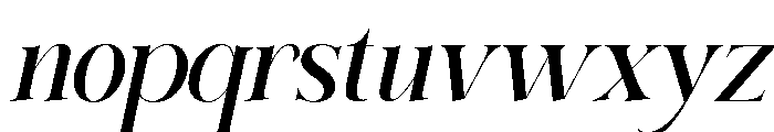ElighinaSerifSlant-Regular Font LOWERCASE