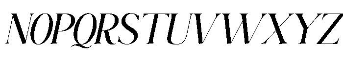 ElighinaSerifSlantItalic-Reg Font UPPERCASE