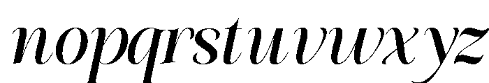 ElighinaSerifSlantItalic-Reg Font LOWERCASE