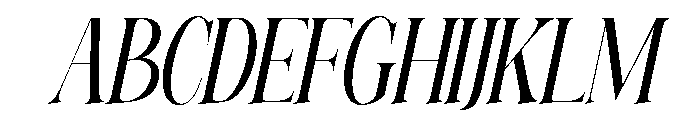 ElighinaSerifSlantScale-Reg Font UPPERCASE