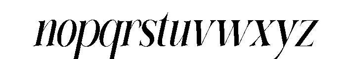 ElighinaSerifSlantScale-Reg Font LOWERCASE
