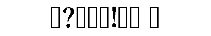 Elijah Regular Font OTHER CHARS