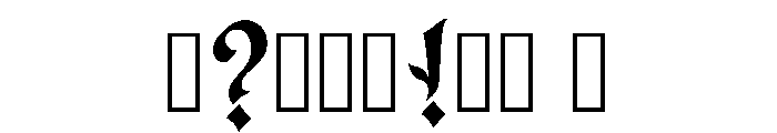 Eliot Regular Font OTHER CHARS