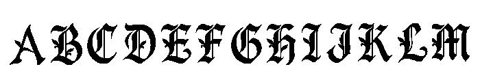 Eliot Regular Font UPPERCASE