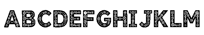 Elisa Regular Font UPPERCASE