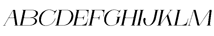 Elisto Remilio Italic Font UPPERCASE