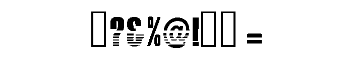Elite Police Regular Font OTHER CHARS