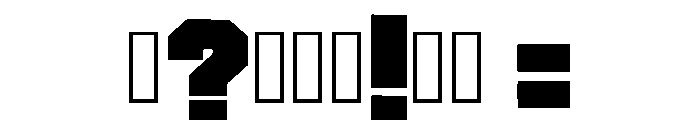 Elite Varsity Regular Font OTHER CHARS