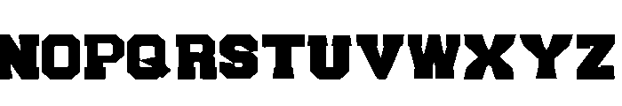 Elite Varsity Regular Font UPPERCASE