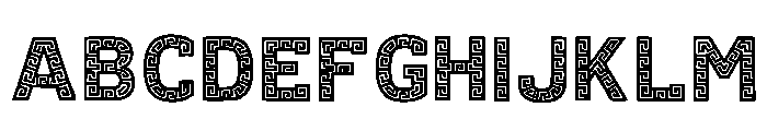 Eljin Regular Font UPPERCASE