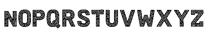 Eljin Regular Font UPPERCASE