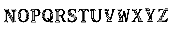 Elkon Regular Font UPPERCASE