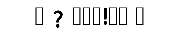 Ellar Regular Font OTHER CHARS