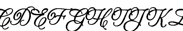Ellegrin Script Regular Font UPPERCASE