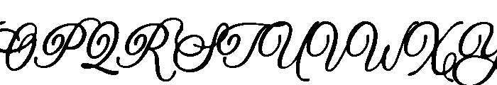 Ellegrin Script Regular Font UPPERCASE