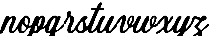 Ellegrin Script Regular Font LOWERCASE