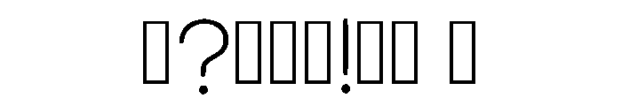 Ellipse Regular Font OTHER CHARS