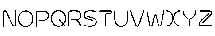 Ellipse Regular Font LOWERCASE