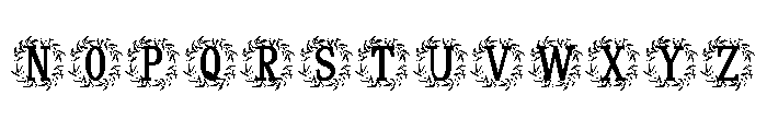 Elmsworth Monogram Font UPPERCASE